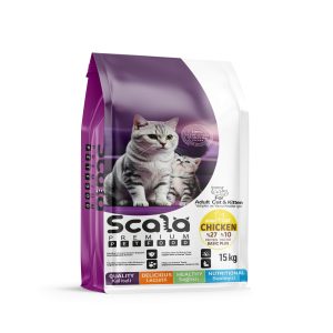 Scala  Basic Plus Yetişkin Kediler için 27/10 Tavuklu 15 kg