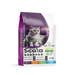 Scala  Basic Plus Yetişkin Kediler için 27/10 Kuzulu 15 kg