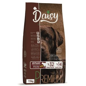 DAISY PREMIUM  YETİŞKİN KÖPEK MAMASI  32/14 SIĞIR ETLİ | 15 - 3 kg
