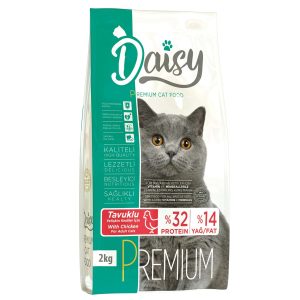 DAISY PREMIUM  YETİŞKİN KEDİ MAMASI  32/14 TAVUKLU | 12-2 kg