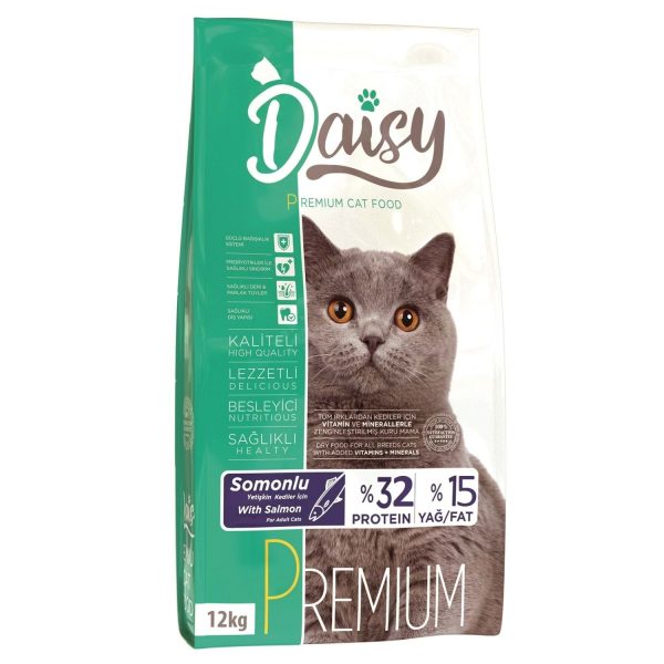 DAISY PREMIUM  YETİŞKİN KEDİ MAMASI  32/15 SOMONLU