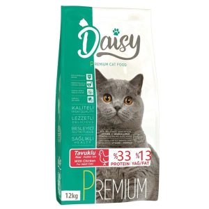 DAISY PREMIUM  YETİŞKİN KEDİ MAMASI  33/13 TAVUKLU | 12-2 kg
