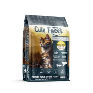 Cute Faces Yetişkin Kedi Maması 27/10 Tavuklu 15 kg